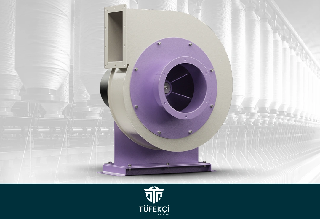 Ventilador de transporte de fibras
